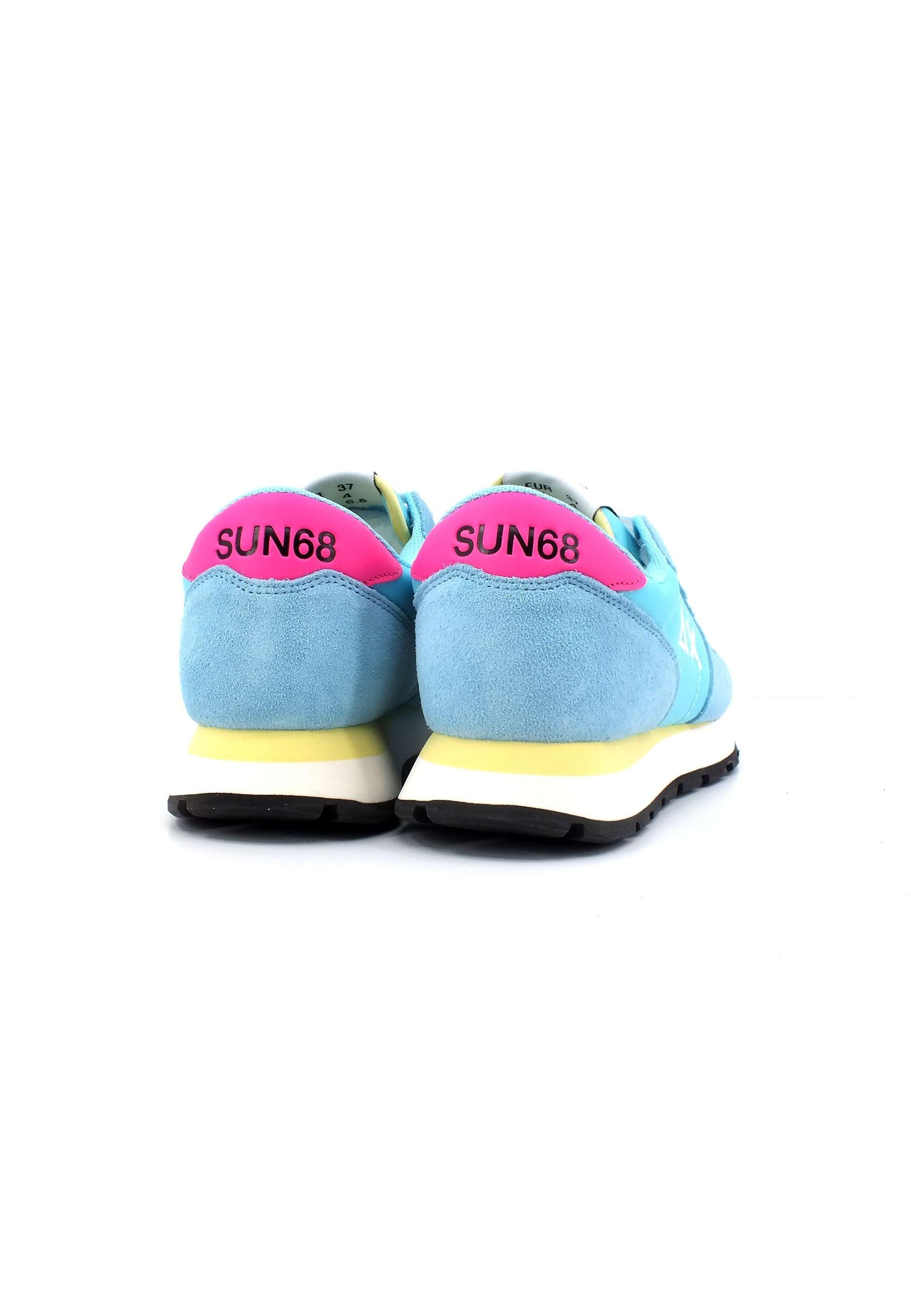 SUN68 Ally Solid Nylon Sneaker Donna Azzurro Z33201 - Sandrini Calzature e Abbigliamento