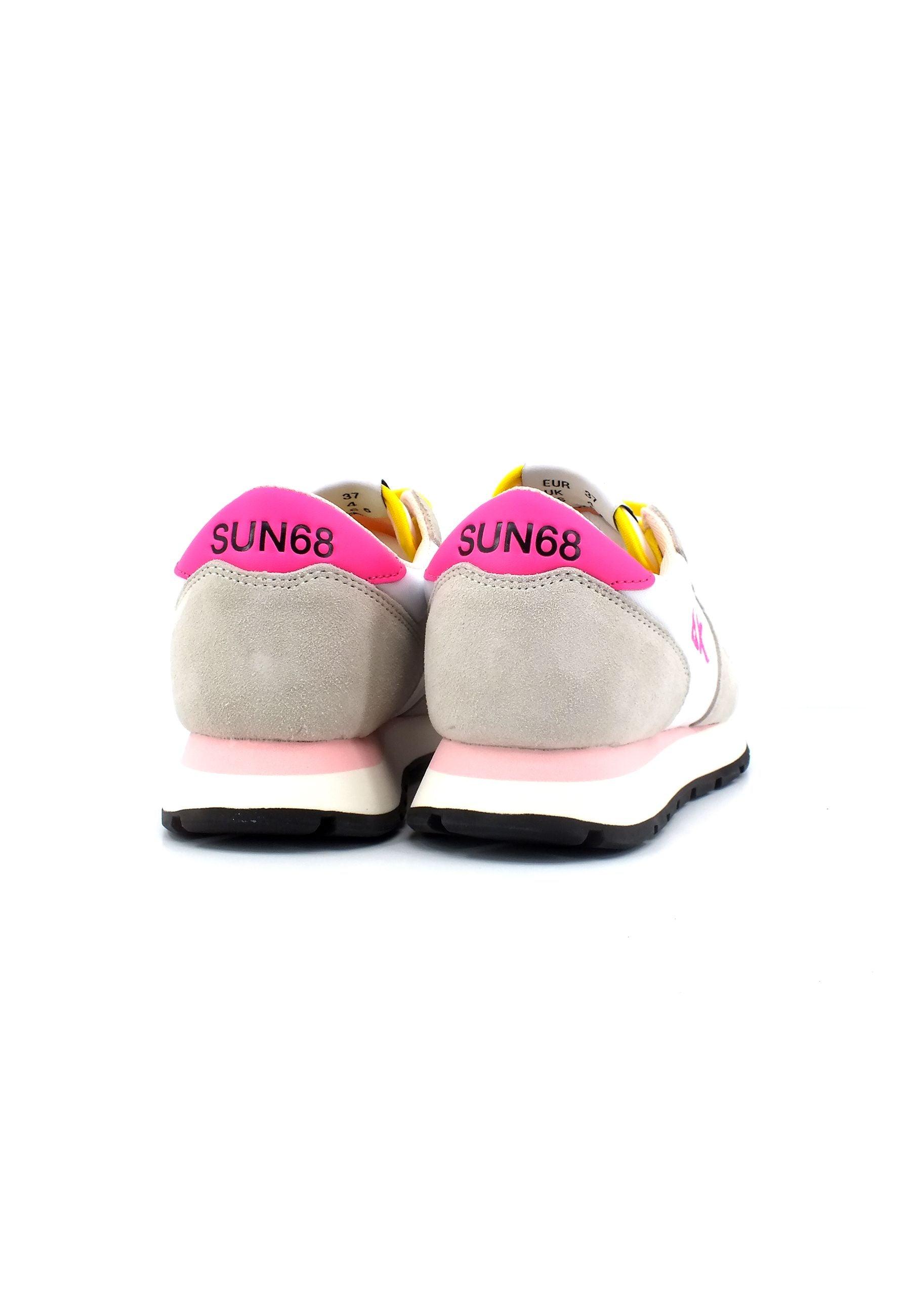 SUN68 Ally Solid Nylon Sneaker Donna Bianco Z33201 - Sandrini Calzature e Abbigliamento