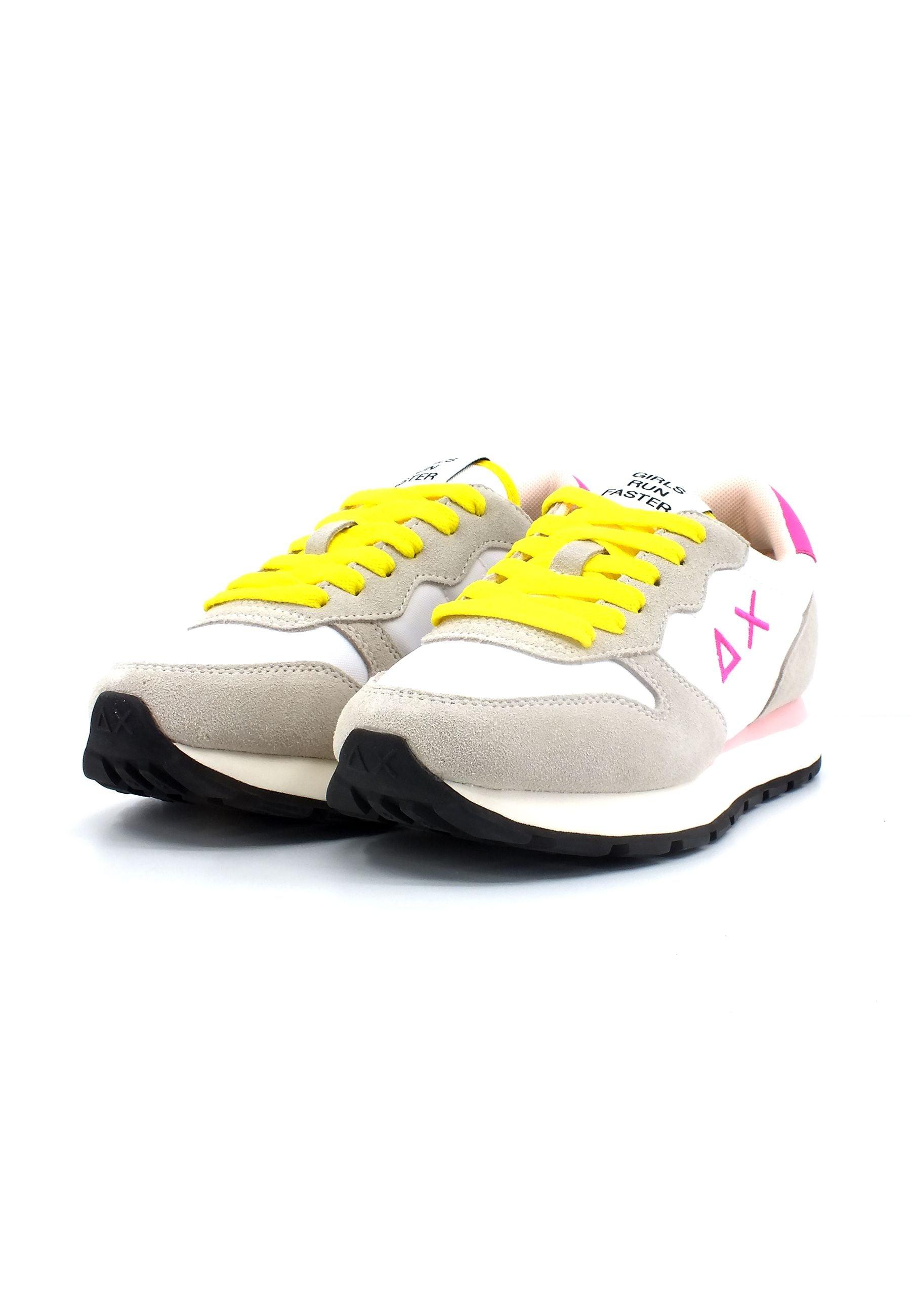 SUN68 Ally Solid Nylon Sneaker Donna Bianco Z33201 - Sandrini Calzature e Abbigliamento