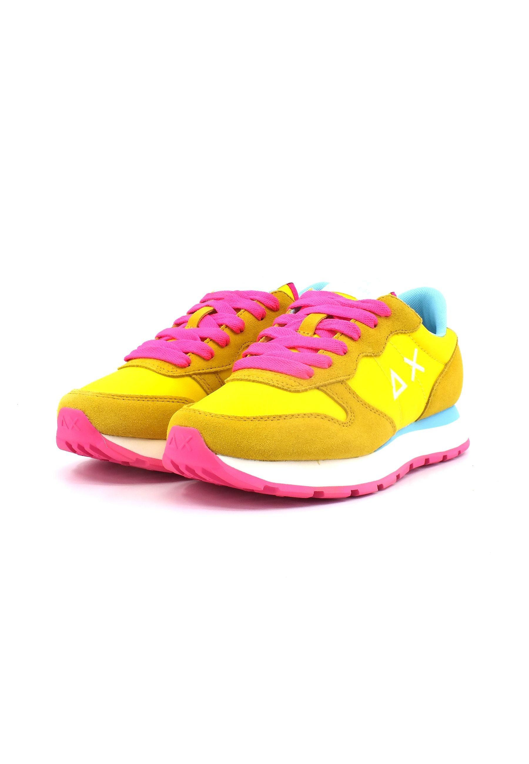 SUN68 Ally Solid Nylon Sneaker Donna Giallo Z33201 - Sandrini Calzature e Abbigliamento