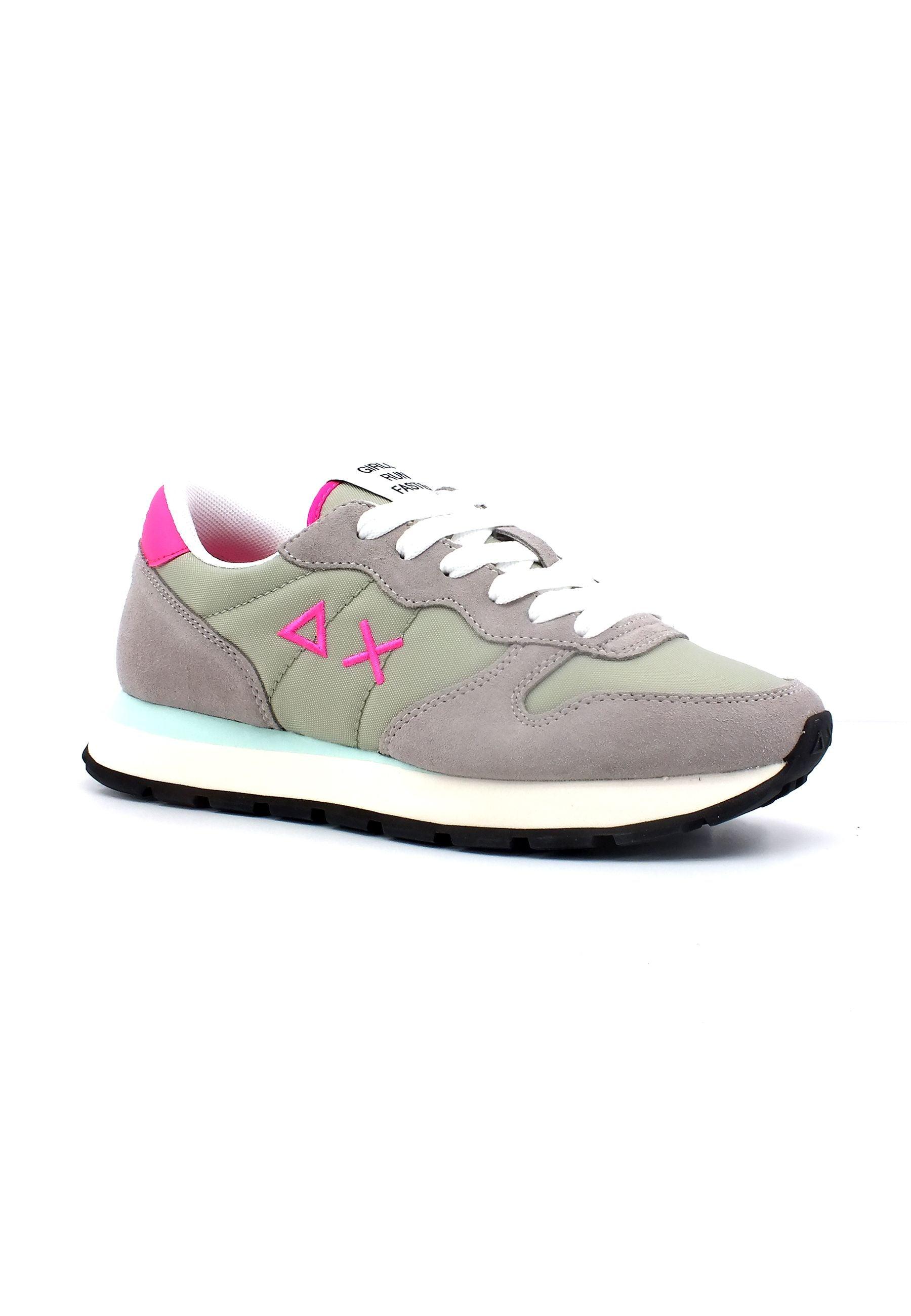 SUN68 Ally Solid Nylon Sneaker Donna Grigio Chiaro Z33201 - Sandrini Calzature e Abbigliamento