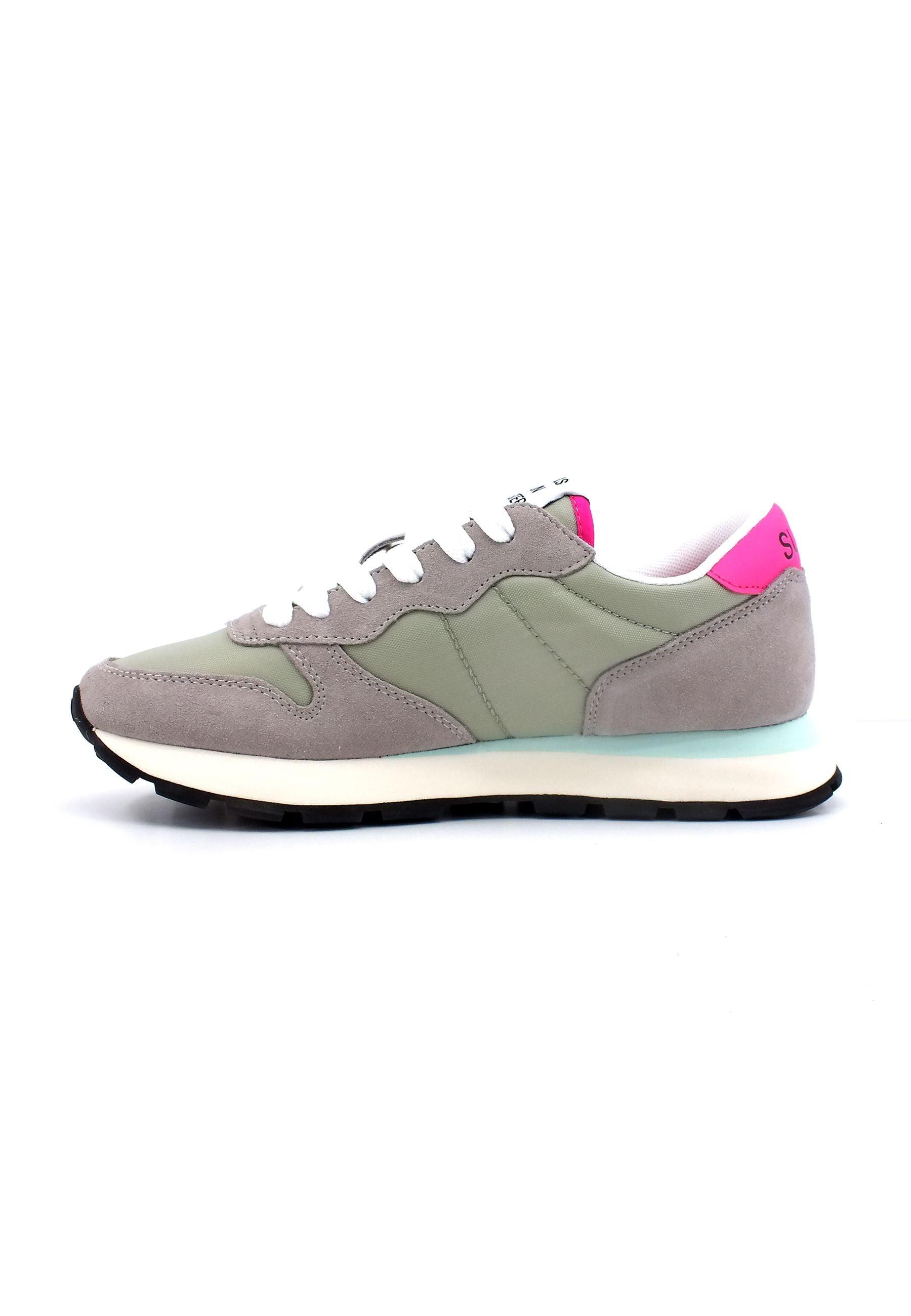 SUN68 Ally Solid Nylon Sneaker Donna Grigio Chiaro Z33201 - Sandrini Calzature e Abbigliamento
