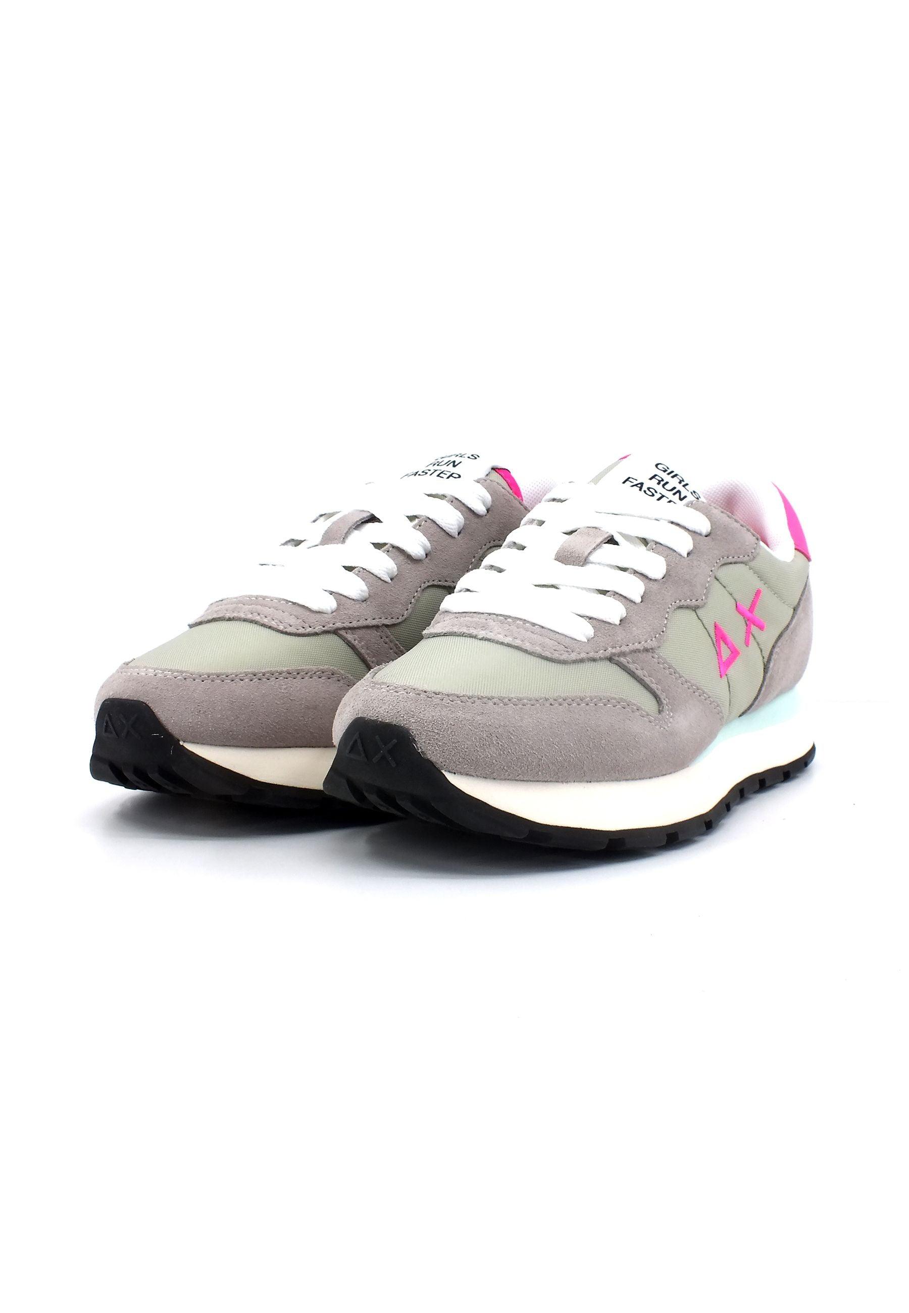 SUN68 Ally Solid Nylon Sneaker Donna Grigio Chiaro Z33201 - Sandrini Calzature e Abbigliamento