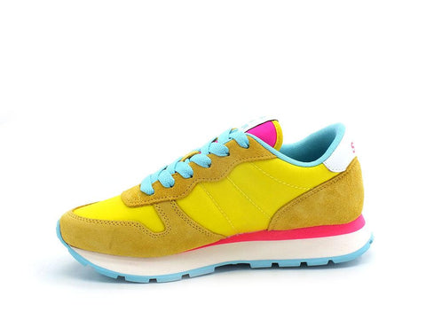 SUN68 Ally Solid Nylon Sneaker Giallo Z32201 - Sandrini Calzature e Abbigliamento