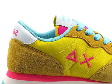 SUN68 Ally Solid Nylon Sneaker Giallo Z32201 - Sandrini Calzature e Abbigliamento