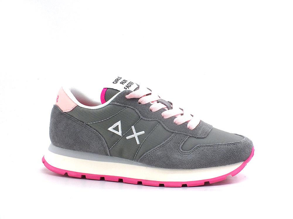 SUN68 Ally Solid Nylon Sneaker Grigio Medio Z32201 - Sandrini Calzature e Abbigliamento