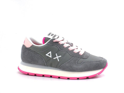 SUN68 Ally Solid Nylon Sneaker Grigio Medio Z32201 - Sandrini Calzature e Abbigliamento
