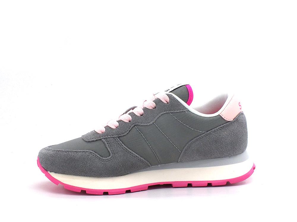 SUN68 Ally Solid Nylon Sneaker Grigio Medio Z32201 - Sandrini Calzature e Abbigliamento