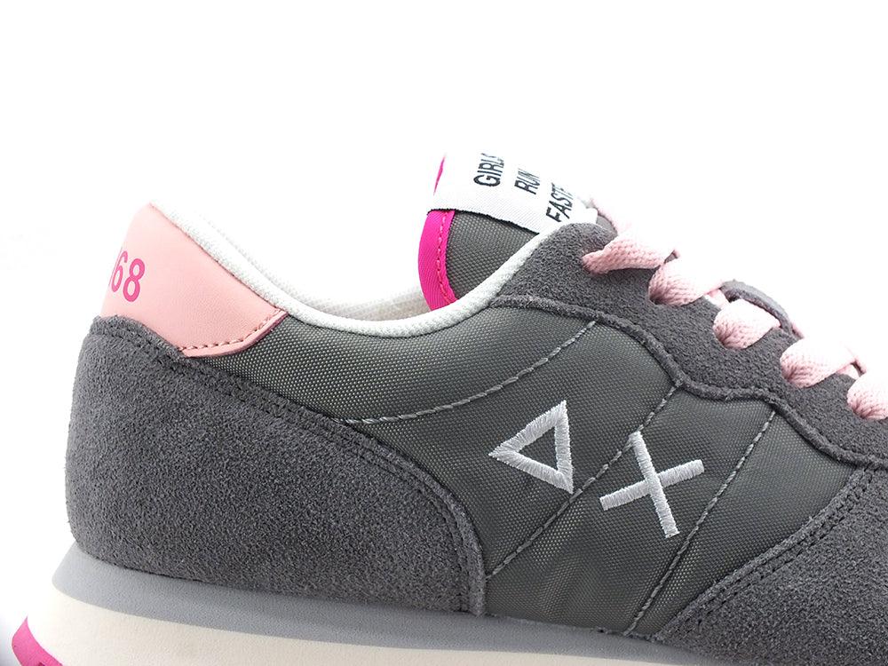 SUN68 Ally Solid Nylon Sneaker Grigio Medio Z32201 - Sandrini Calzature e Abbigliamento