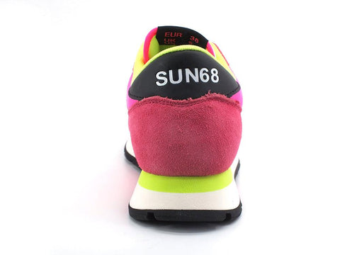 SUN68 Ally Solid Nylon Sneaker Rosa Fuxia Fluo Z32201 - Sandrini Calzature e Abbigliamento