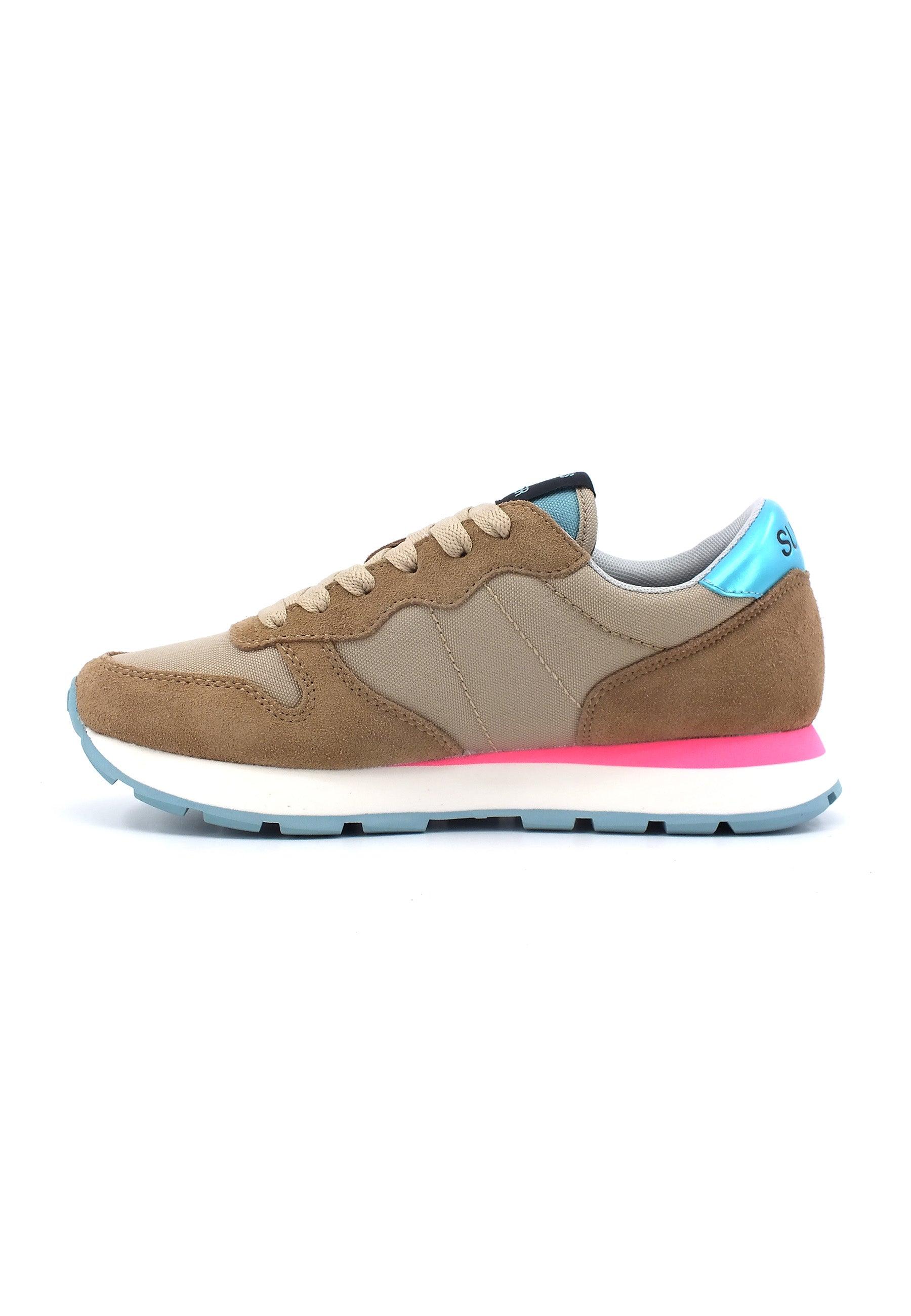 SUN68 Ally Solid Sneaker Donna Beige Scuro Z43201 - Sandrini Calzature e Abbigliamento