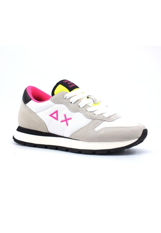 SUN68 Ally Solid Sneaker Donna Bianco Fuxia Z43201 - Sandrini Calzature e Abbigliamento