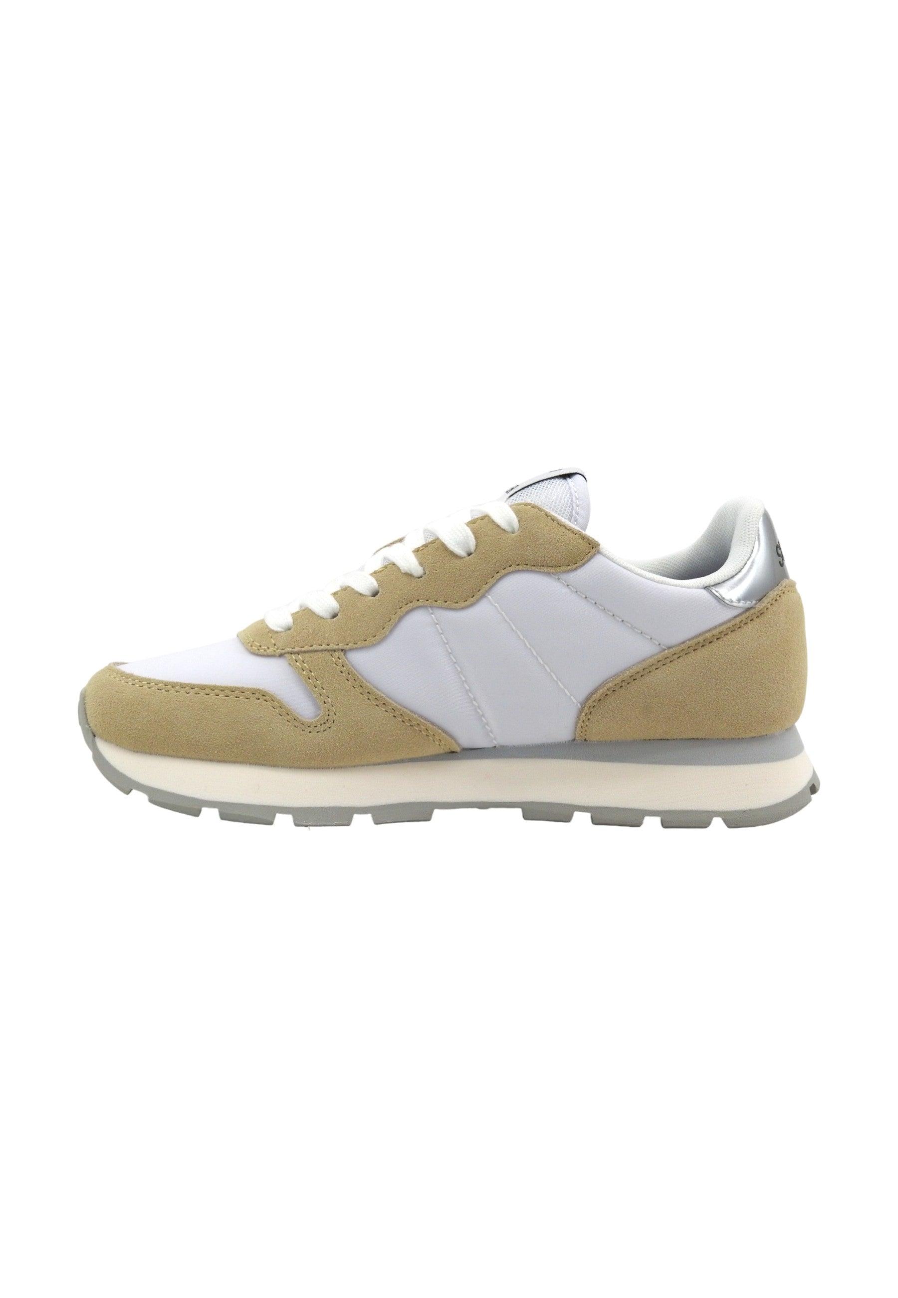 SUN68 Ally Solid Sneaker Donna Bianco Panna Z34202 - Sandrini Calzature e Abbigliamento