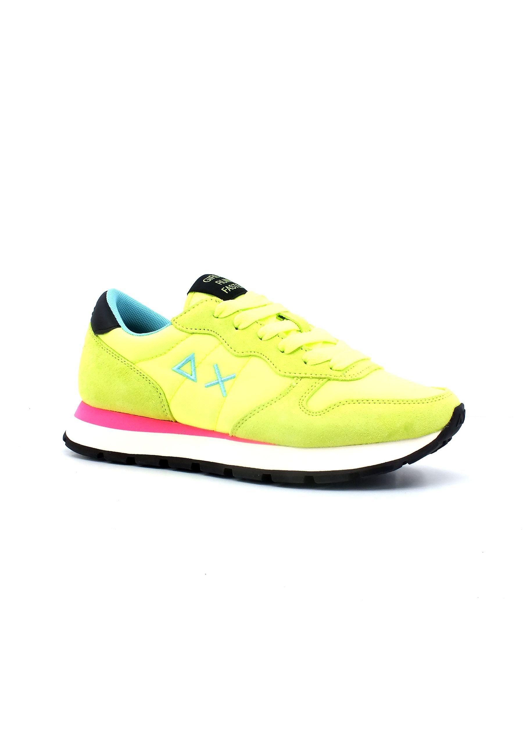 SUN68 Ally Solid Sneaker Donna Giallo Fluo Z33201 - Sandrini Calzature e Abbigliamento