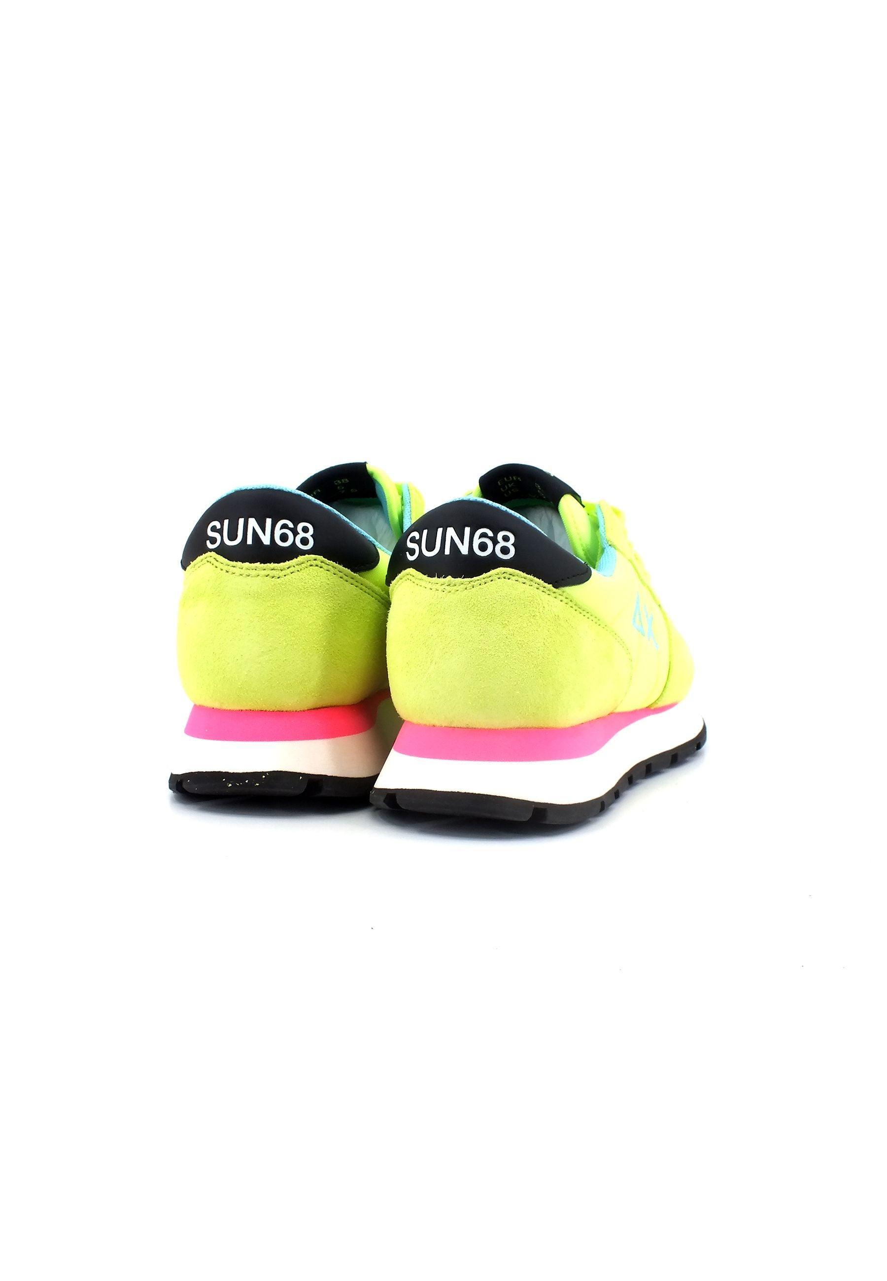 SUN68 Ally Solid Sneaker Donna Giallo Fluo Z33201 - Sandrini Calzature e Abbigliamento