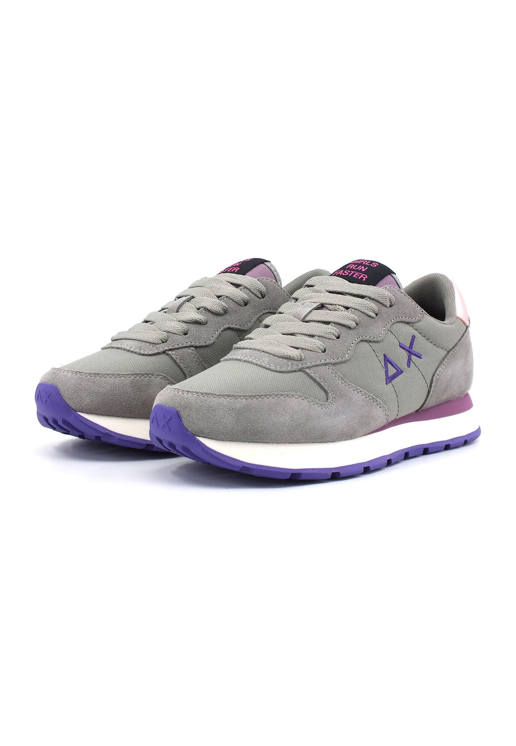 SUN68 Ally Solid Sneaker Donna Grigio Medio Z43201 - Sandrini Calzature e Abbigliamento