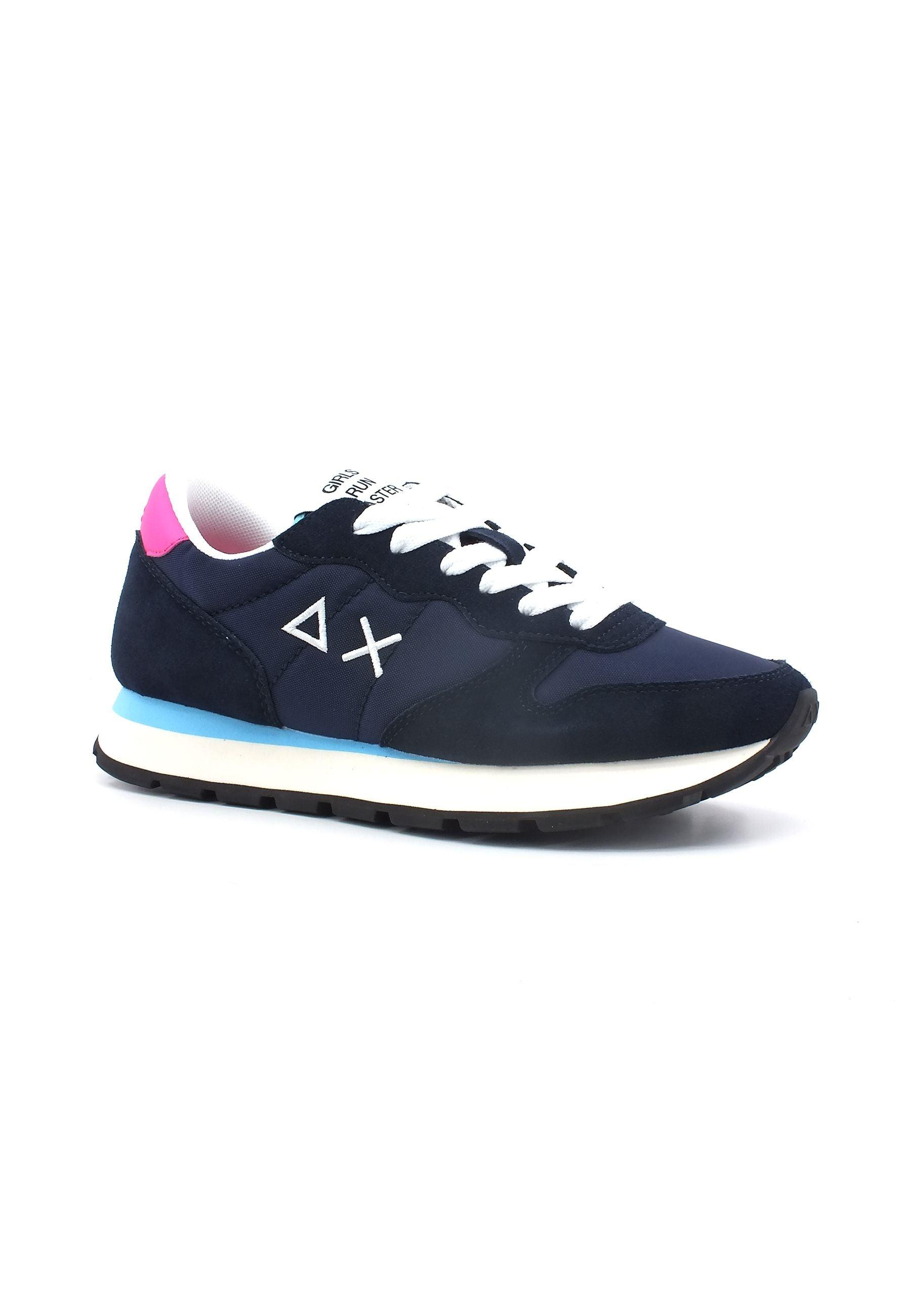 SUN68 Ally Solid Sneaker Donna Navy Blue Z33201 - Sandrini Calzature e Abbigliamento