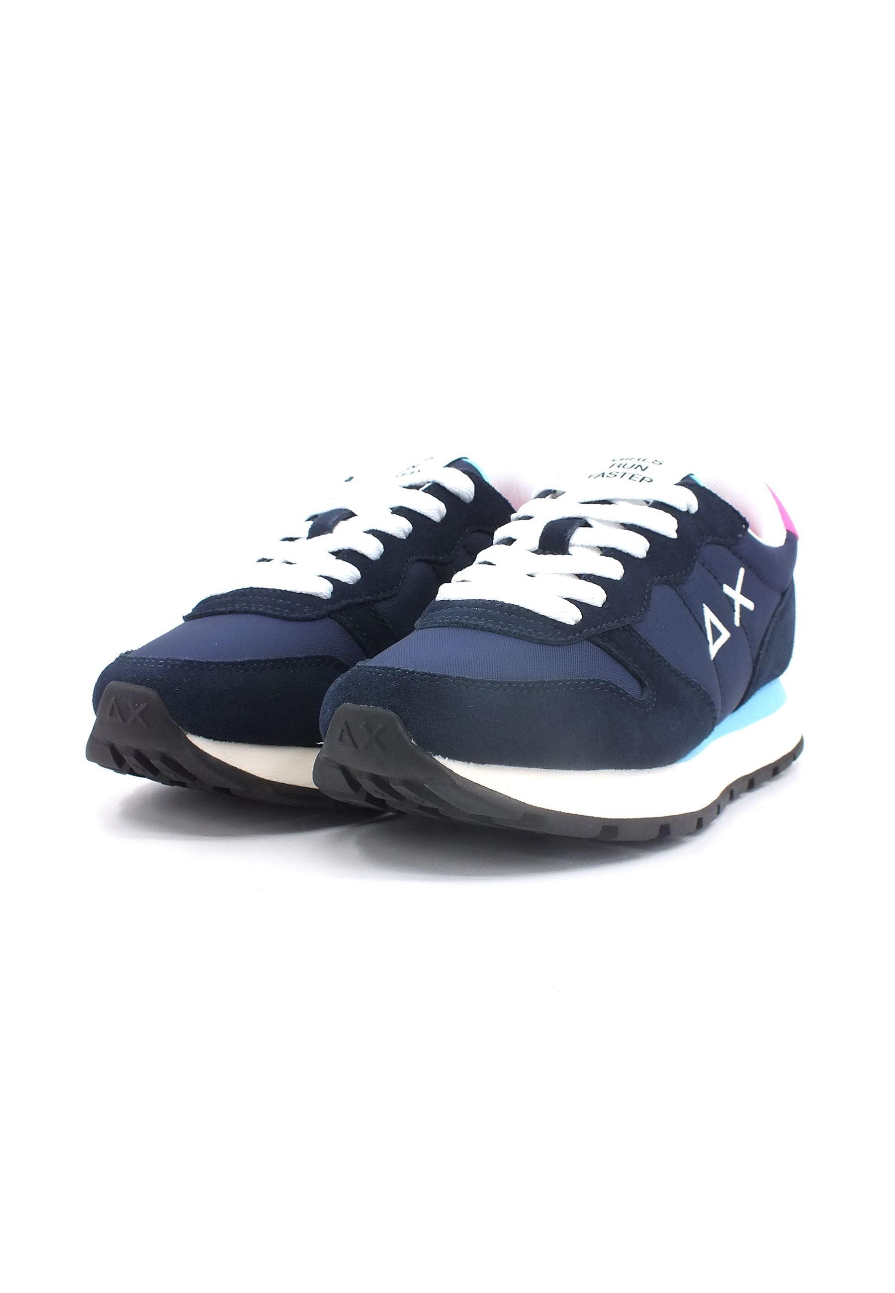 SUN68 Ally Solid Sneaker Donna Navy Blue Z33201 - Sandrini Calzature e Abbigliamento