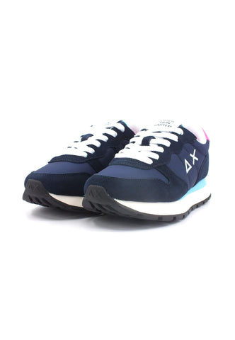 SUN68 Ally Solid Sneaker Donna Navy Blue Z33201 - Sandrini Calzature e Abbigliamento