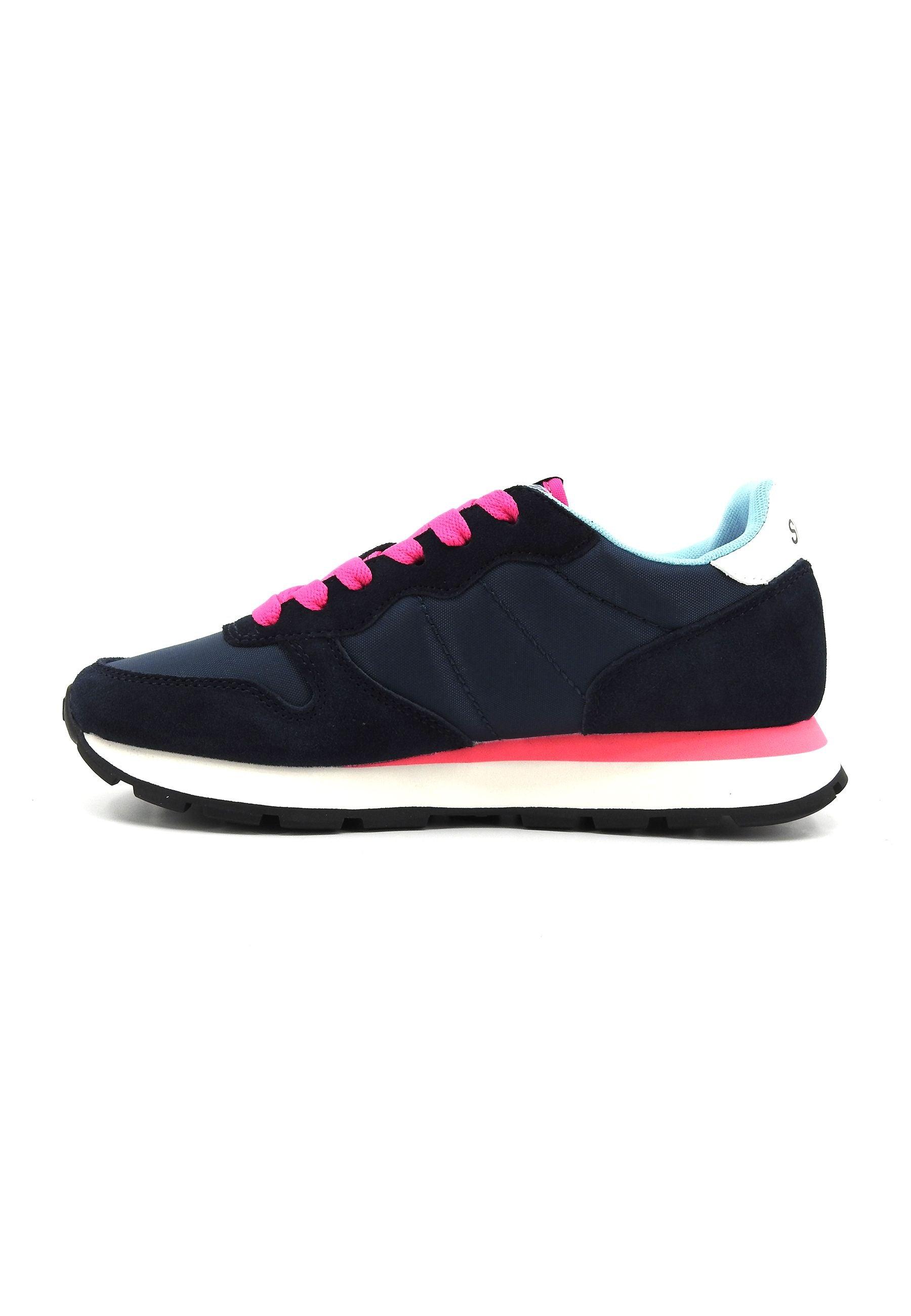 SUN68 Ally Solid Sneaker Donna Navy Blue Z34201 - Sandrini Calzature e Abbigliamento