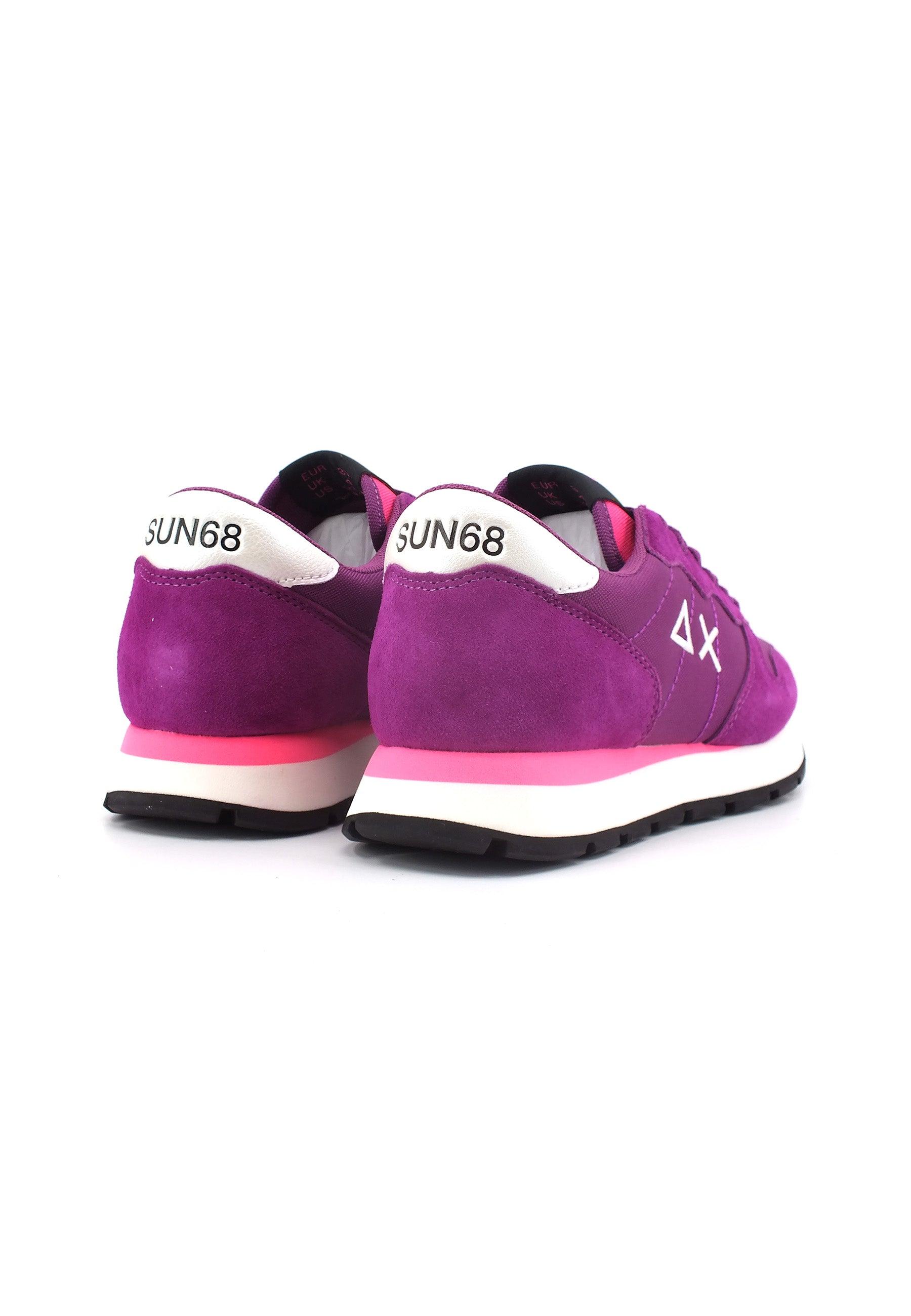 SUN68 Ally Solid Sneaker Donna Prugna Viola Z43201 - Sandrini Calzature e Abbigliamento