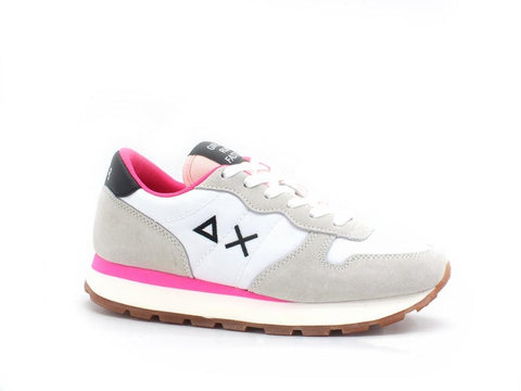 SUN68 Ally Solid Sneaker Running Bianco Z41201 - Sandrini Calzature e Abbigliamento