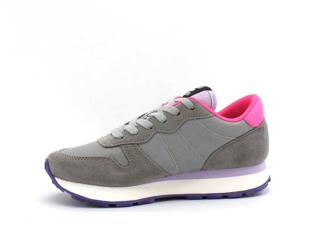 SUN68 Ally Solid Sneaker Running Grigio Medio Z41201 - Sandrini Calzature e Abbigliamento