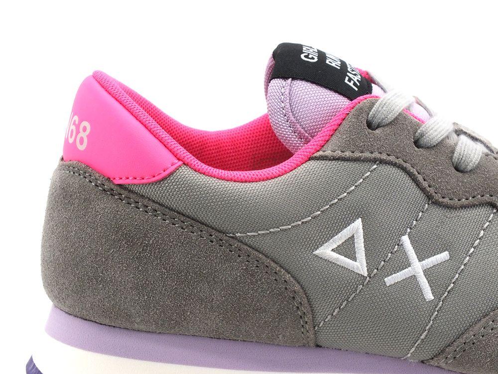 SUN68 Ally Solid Sneaker Running Grigio Medio Z41201 - Sandrini Calzature e Abbigliamento