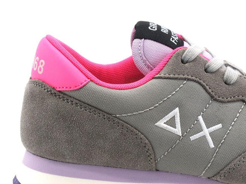 SUN68 Ally Solid Sneaker Running Grigio Medio Z41201 - Sandrini Calzature e Abbigliamento