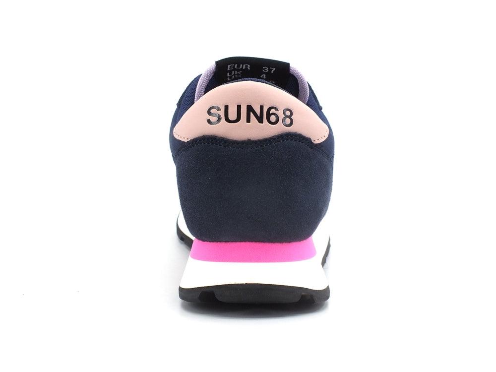 SUN68 Ally Solid Sneaker Running Navy Blue Z41201 - Sandrini Calzature e Abbigliamento