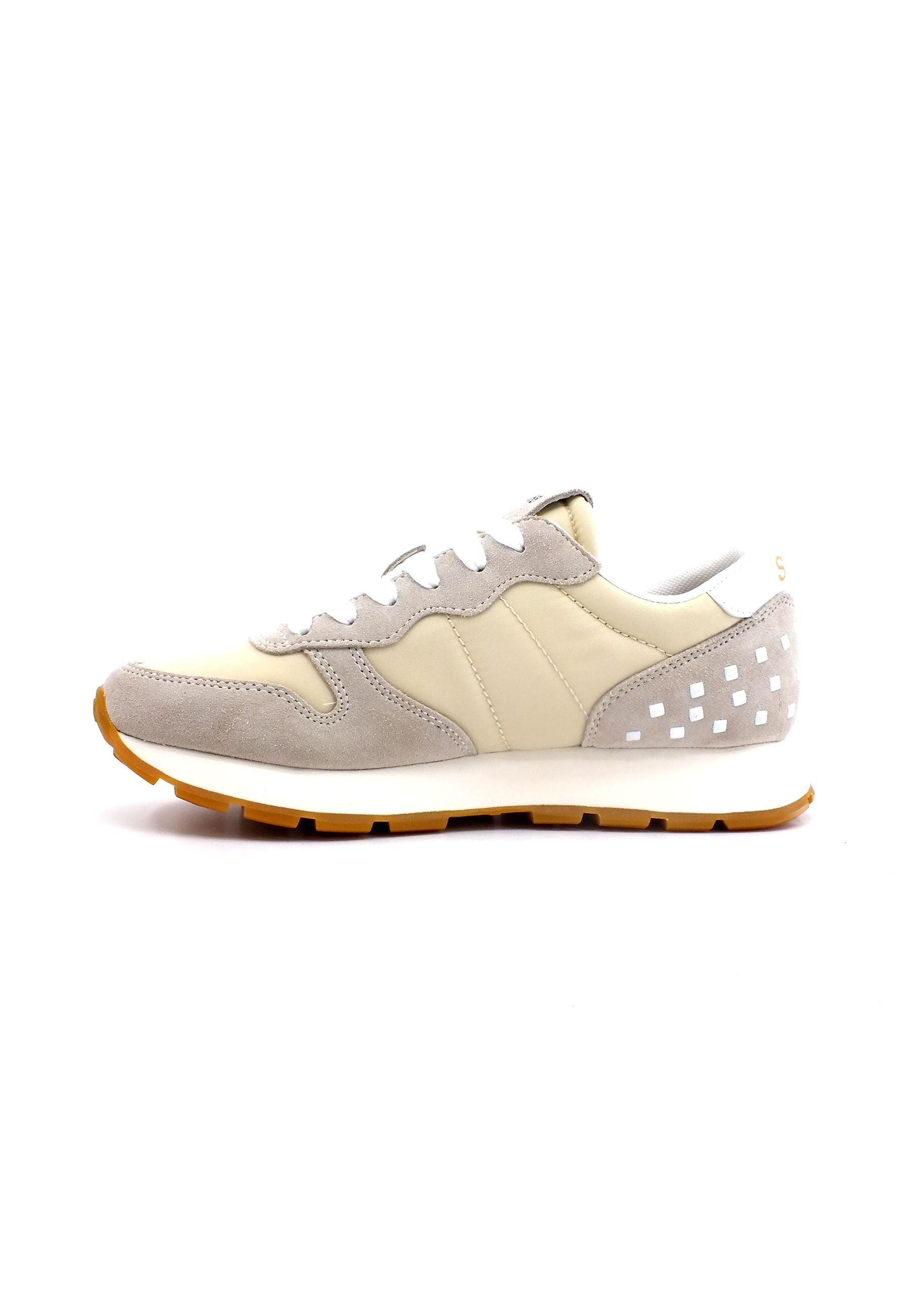 SUN68 Ally Studs Sneaker Bianco Panna Z33206 - Sandrini Calzature e Abbigliamento
