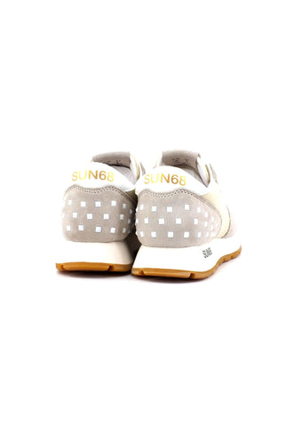 SUN68 Ally Studs Sneaker Bianco Panna Z33206 - Sandrini Calzature e Abbigliamento