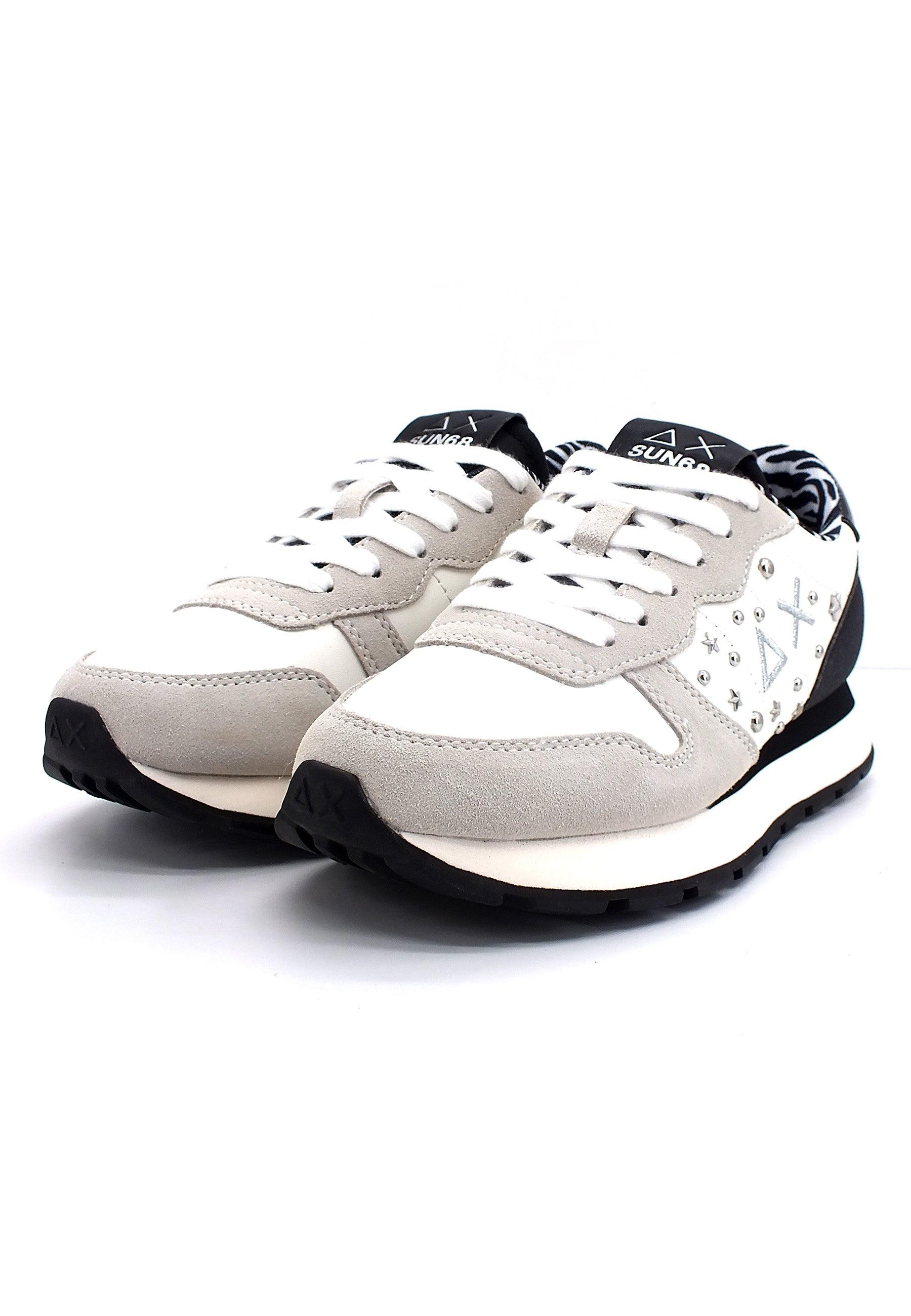 SUN68 Ally Studs Sneaker Donna Bianco Z42206 - Sandrini Calzature e Abbigliamento