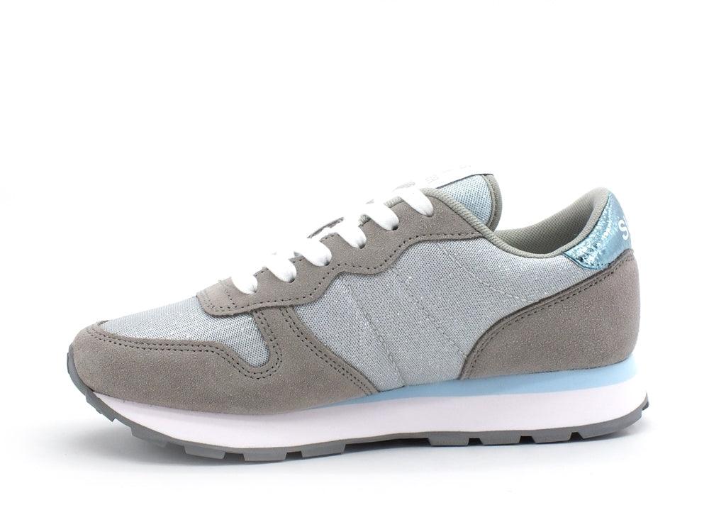 SUN68 Ally Thin Sneaker Donna Glitter Grigio Chiaro Z31204 - Sandrini Calzature e Abbigliamento