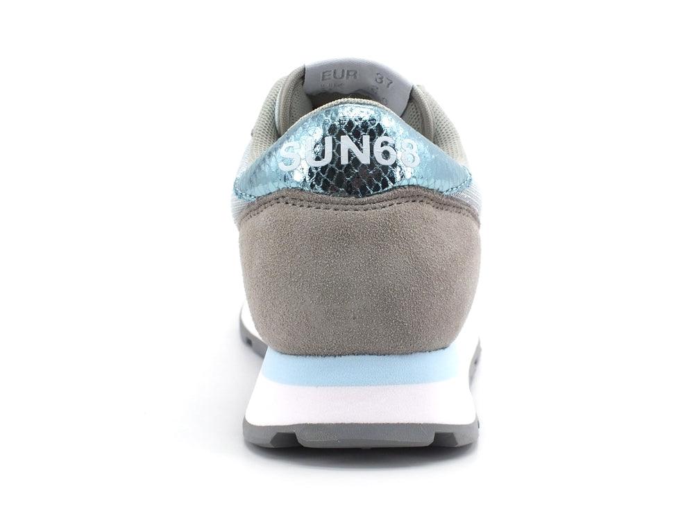 SUN68 Ally Thin Sneaker Donna Glitter Grigio Chiaro Z31204 - Sandrini Calzature e Abbigliamento