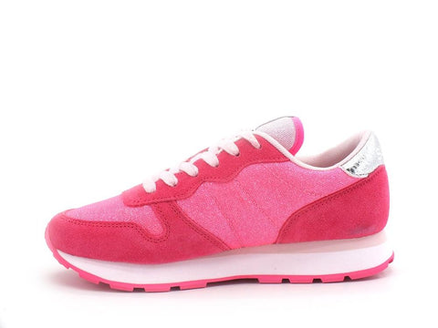 SUN68 Ally Thin Sneaker Donna Glitter Rosa Fuxia Z31204 - Sandrini Calzature e Abbigliamento