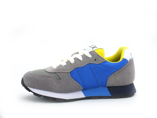 SUN68 Boy's Jaki Bicolor Sneaker Running Bambino Grigio Z31311 - Sandrini Calzature e Abbigliamento