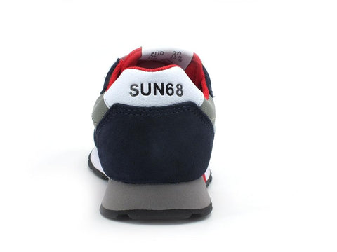 SUN68 Boy's Jaki Bicolor Sneaker Running Bambino Navy Blue Z31311 - Sandrini Calzature e Abbigliamento