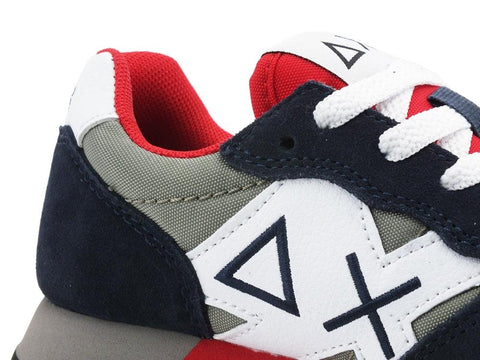 SUN68 Boy's Jaki Bicolor Sneaker Running Bambino Navy Blue Z31311 - Sandrini Calzature e Abbigliamento