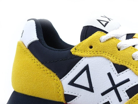 SUN68 Boy's Jaki Bicolor Sneaker Running Bambino Yellow Z31311 - Sandrini Calzature e Abbigliamento