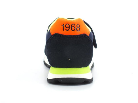 SUN68 Boy's Tom Fluo Sneaker Bambino Navy Blue Z32302 - Sandrini Calzature e Abbigliamento