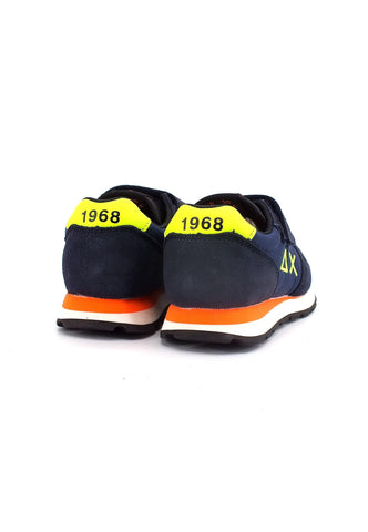 SUN68 Boy's Tom Fluo Sneaker Bimbo Navy Blue Z42302K - Sandrini Calzature e Abbigliamento