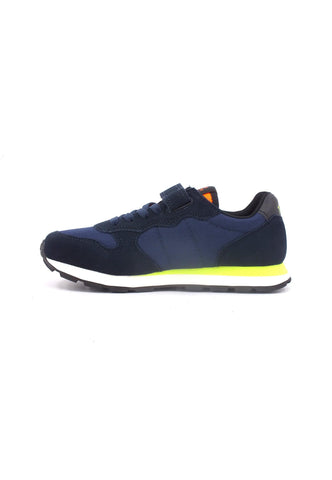 SUN68 Boy's Tom Fluo Sneaker Bimbo Navy Blue Z43302K - Sandrini Calzature e Abbigliamento