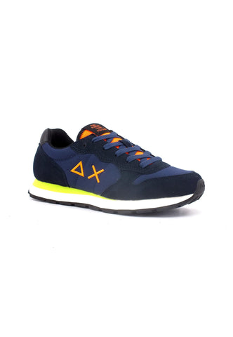 SUN68 Boy's Tom Fluo Sneaker Bimbo Navy Blue Z43302T - Sandrini Calzature e Abbigliamento