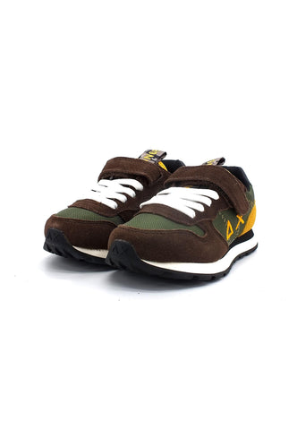 SUN68 Boy's Tom Goes Camping Sneaker Bimbo Militare Scuro Z42310K - Sandrini Calzature e Abbigliamento