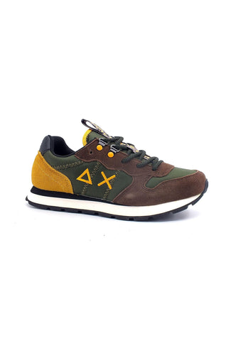 SUN68 Boy's Tom Goes Camping Sneaker Bimbo Militare Scuro Z42310T - Sandrini Calzature e Abbigliamento