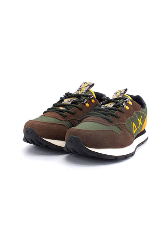 SUN68 Boy's Tom Goes Camping Sneaker Bimbo Militare Scuro Z42310T - Sandrini Calzature e Abbigliamento