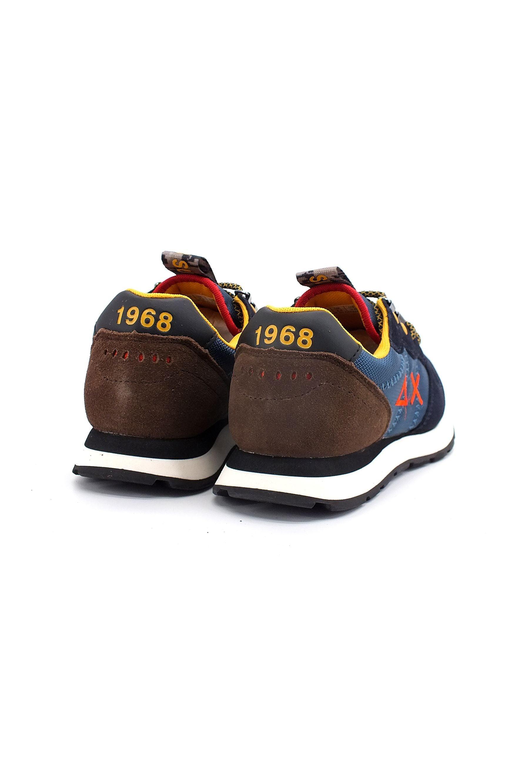 SUN68 Boy's Tom Goes Camping Sneaker Bimbo Navy Blue Z42310T - Sandrini Calzature e Abbigliamento