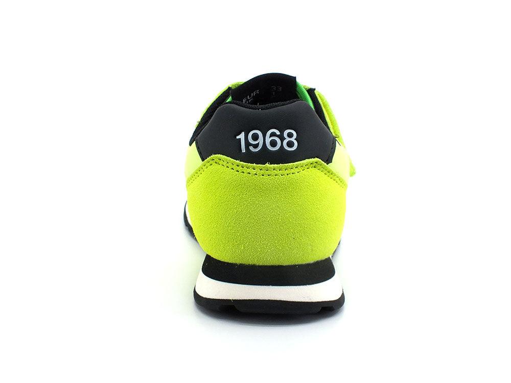 SUN68 Boy's Tom Solid Sneaker Bambino Giallo Fluo Z32301 - Sandrini Calzature e Abbigliamento