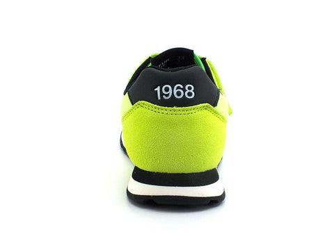 SUN68 Boy's Tom Solid Sneaker Bambino Giallo Fluo Z32301 - Sandrini Calzature e Abbigliamento